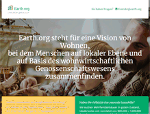 Tablet Screenshot of earth.org